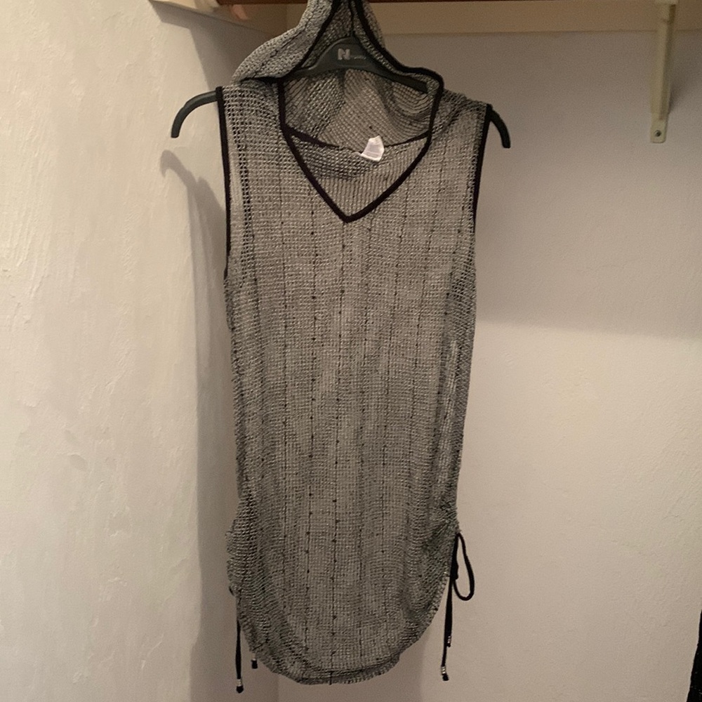 Net beach coverup